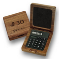 Wood Boxed Dual Power Calculator